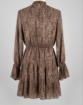Robe léopard Bohème chic - Parfaite pour l'automne!