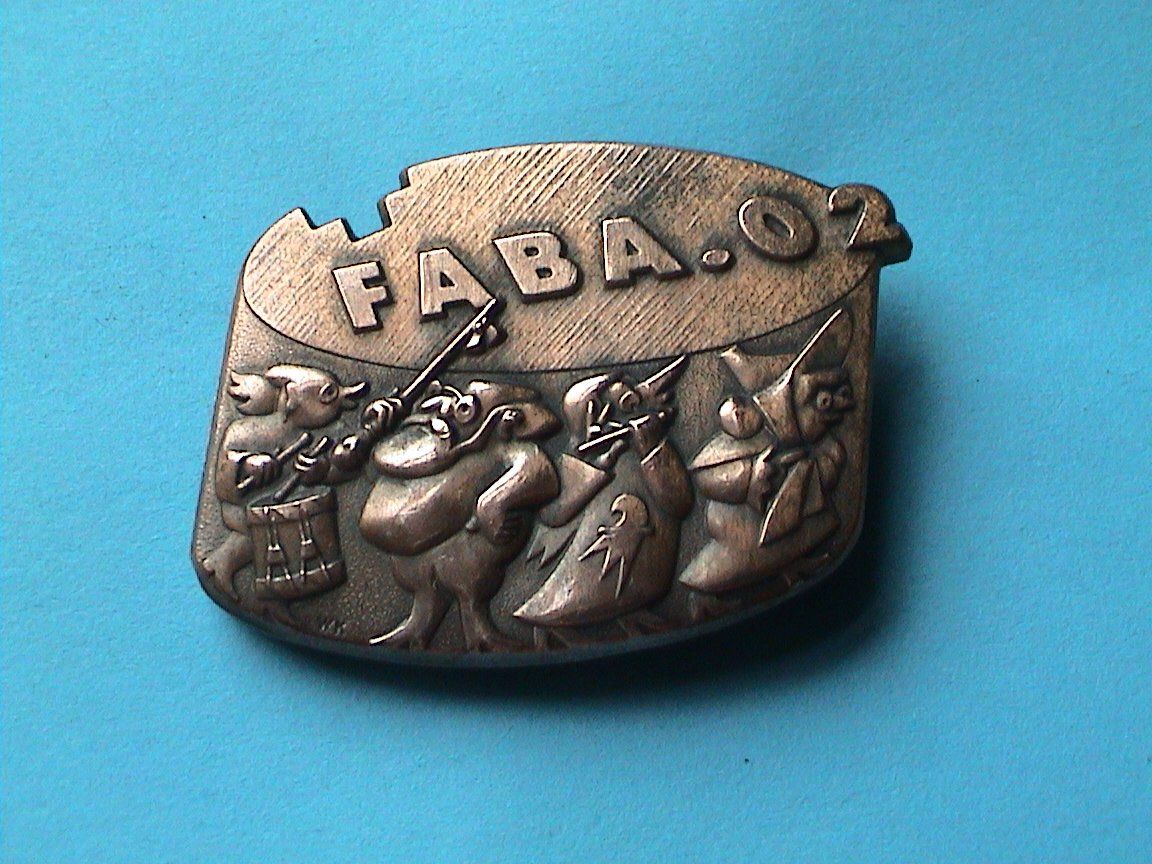 Basler Plaketten & Abzeichen: Fasnacht - Basel - Plakette - Kupfer - 2002 – Gebraucht aus Reinach BL von Dexy62