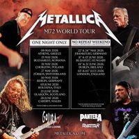 3x Metallica M72 Tour Zürich Stehplatz Kat. A
