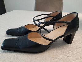 Elegante Damenpumps - Cypres 39 – Dunkelblau, Leder - TOP!