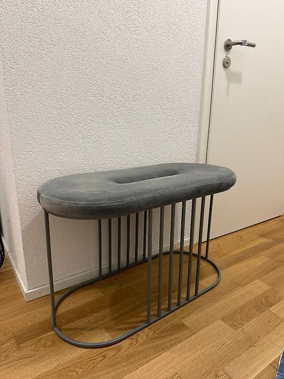 Panchine: Banc d'entrée velours gris, Beliani – Usato da Fétigny venduto da tou_zb2g 1