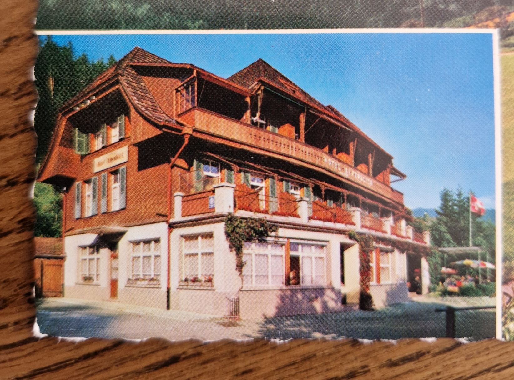 Ansichtskarten: Hotel Restaurant Alpenblick Schwerndi ob Thun – Gebraucht aus Ebikon von Donar50