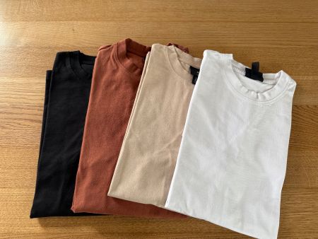 T‘Shirt Loose Fit 4er Set H&M, Gr. S