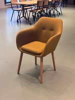 Maisons du Monde Sessel «Arnold»  Senfgelb / Skandi-Design