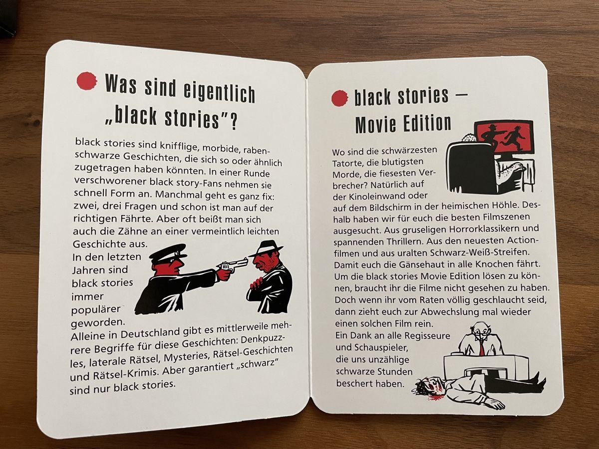 Spiele: Black Stories Kartenspiel – Gebraucht aus Basel von Gundeli-25 2