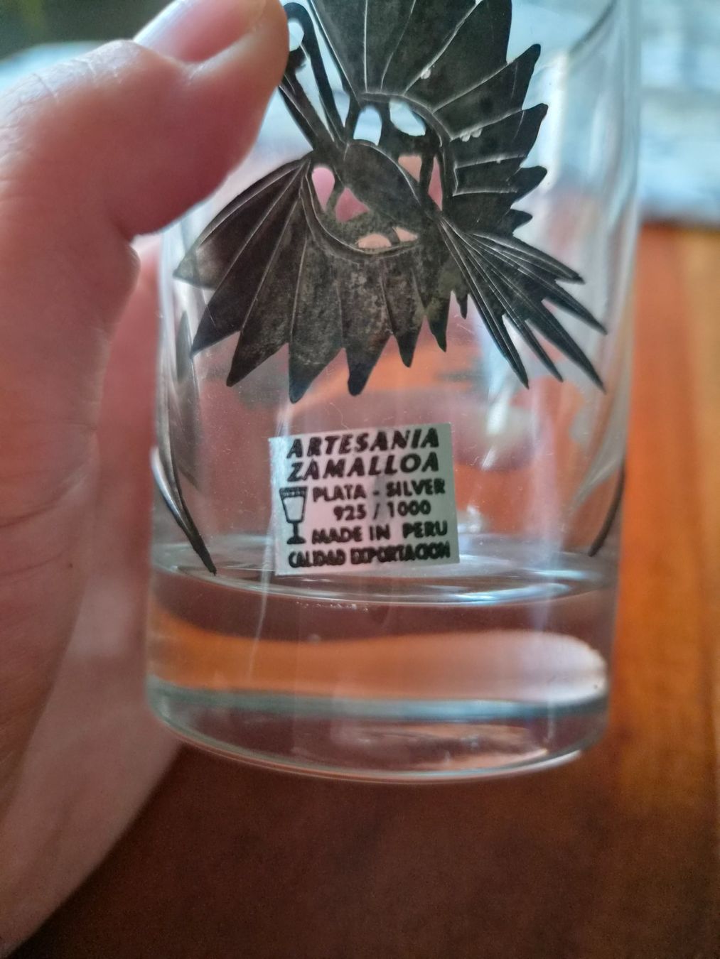 Bicchieri: 6 Gläser mit Silbergravur, ungebraucht – Usato da Zürich venduto da sofia_tini 3