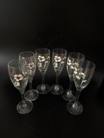 Perrier Jouet Champagne Gläser Handbemalt