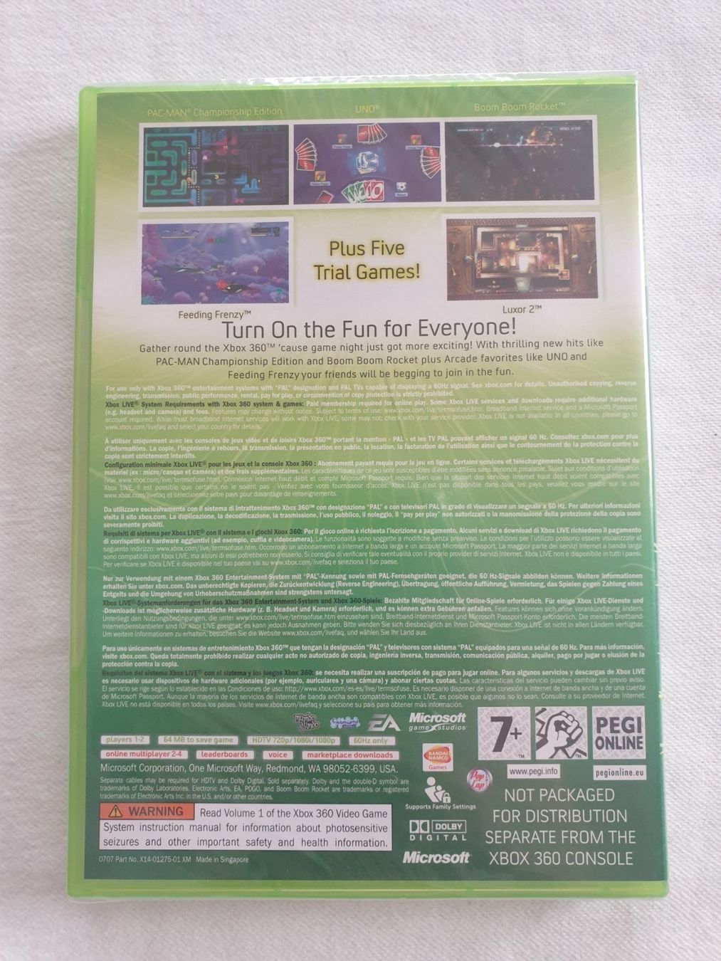 Microsoft Spiele: XBOX Live Arcade für XBOX 360 – Neu und originalverpackt aus Rebstein von Ajs_Toy_Palast_1 1