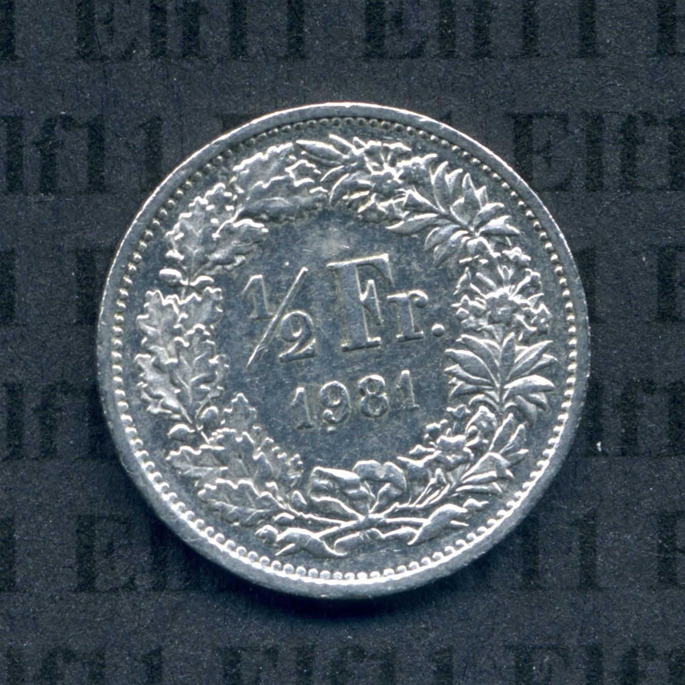 Tutti le monete: CHF___0.50 1981 -vz 50 Rappen – Usato da Widnau venduto da Elf11
