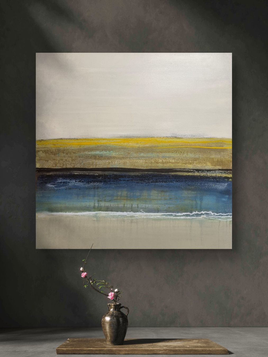 Tableaux: Originales abstraktes Bild 80x80x3cm – Neuf (Voir description) à Urdorf par Contra8