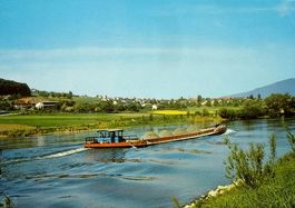 PORT mit Aare - Kies-Transport