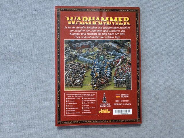 Bücher: Warhammer - Starter Regelbuch - 7. Edition - A5 – Neu (gemäss Beschreibung) aus Biberstein von Lou13lou 1