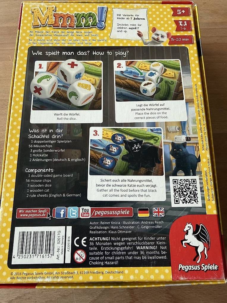 Spiele: Kinderspiel Mmm! – Gebraucht aus Muhen von freemann33 1