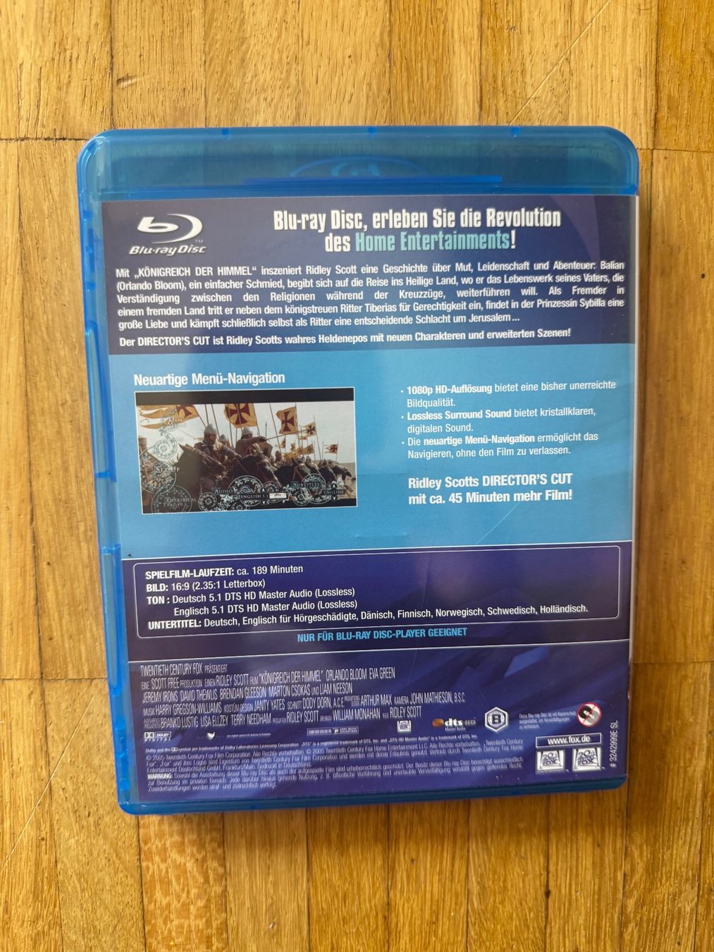 Tous les DVDs: KÖNIGREICH DER HIMMEL. (BLU-RAY) – D'occasion à Basel par san_2qlq 1