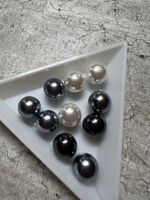 Glas Perlen - Farbe MIX / 10 mm / Rayher (neu)