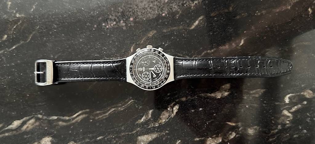 Orologi: Swatch Irony Chronograph Aluminium – Usato da Weiningen ZH venduto da Fabu1892