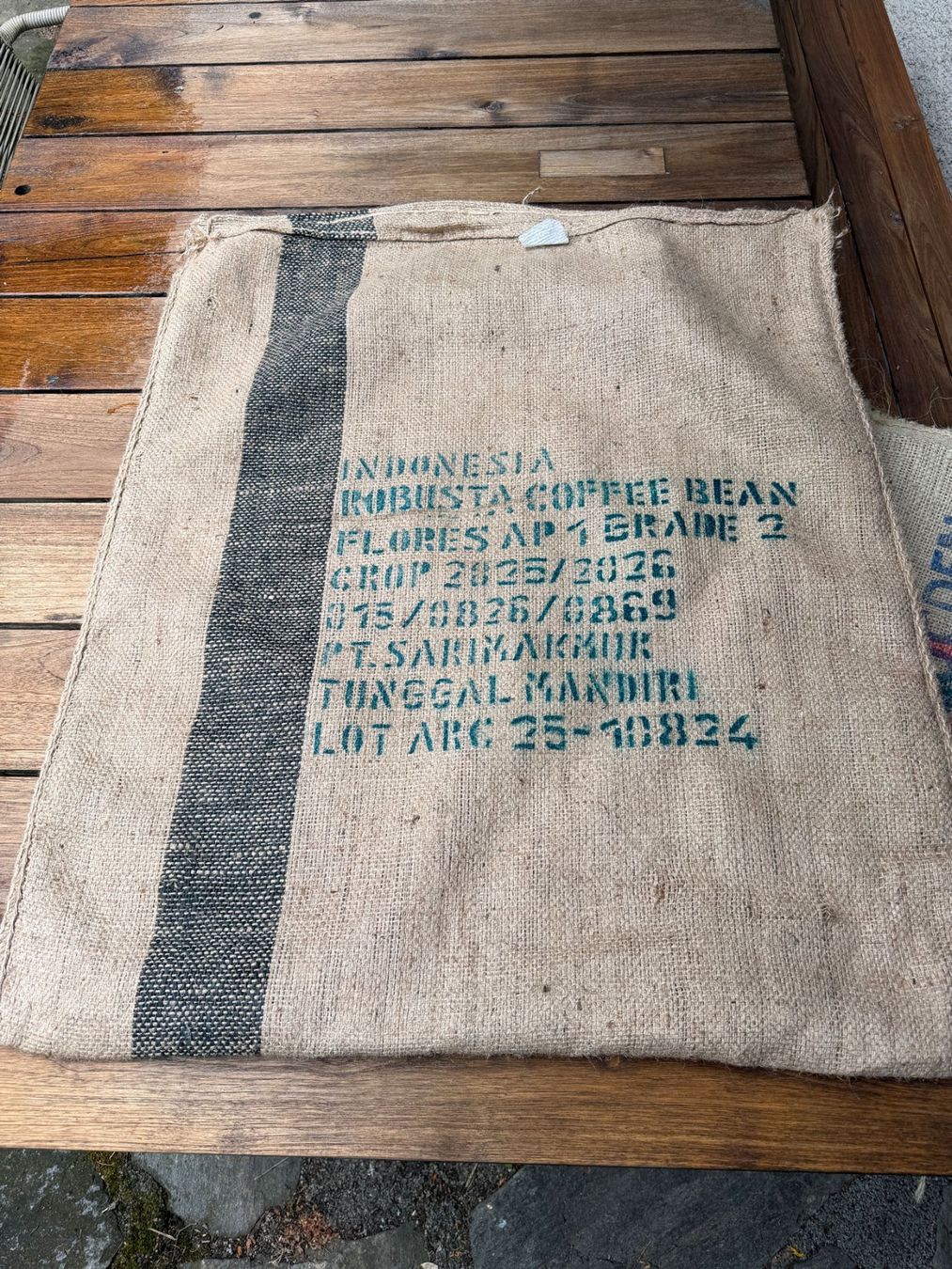 Tessuti: Jute-Kaffee Säcke, 2 Paletten – Usato da Wil SG venduto da Diomaiuta61 4