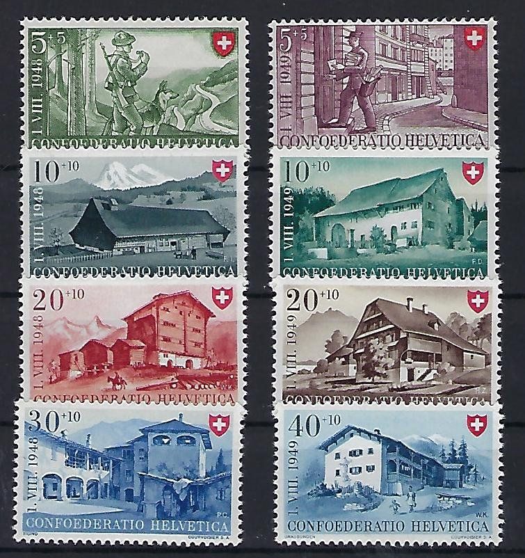 Tutti i francobolli: 1948-49 Pro Patria **  14209 – Usato da Lunden venduto da Animus999