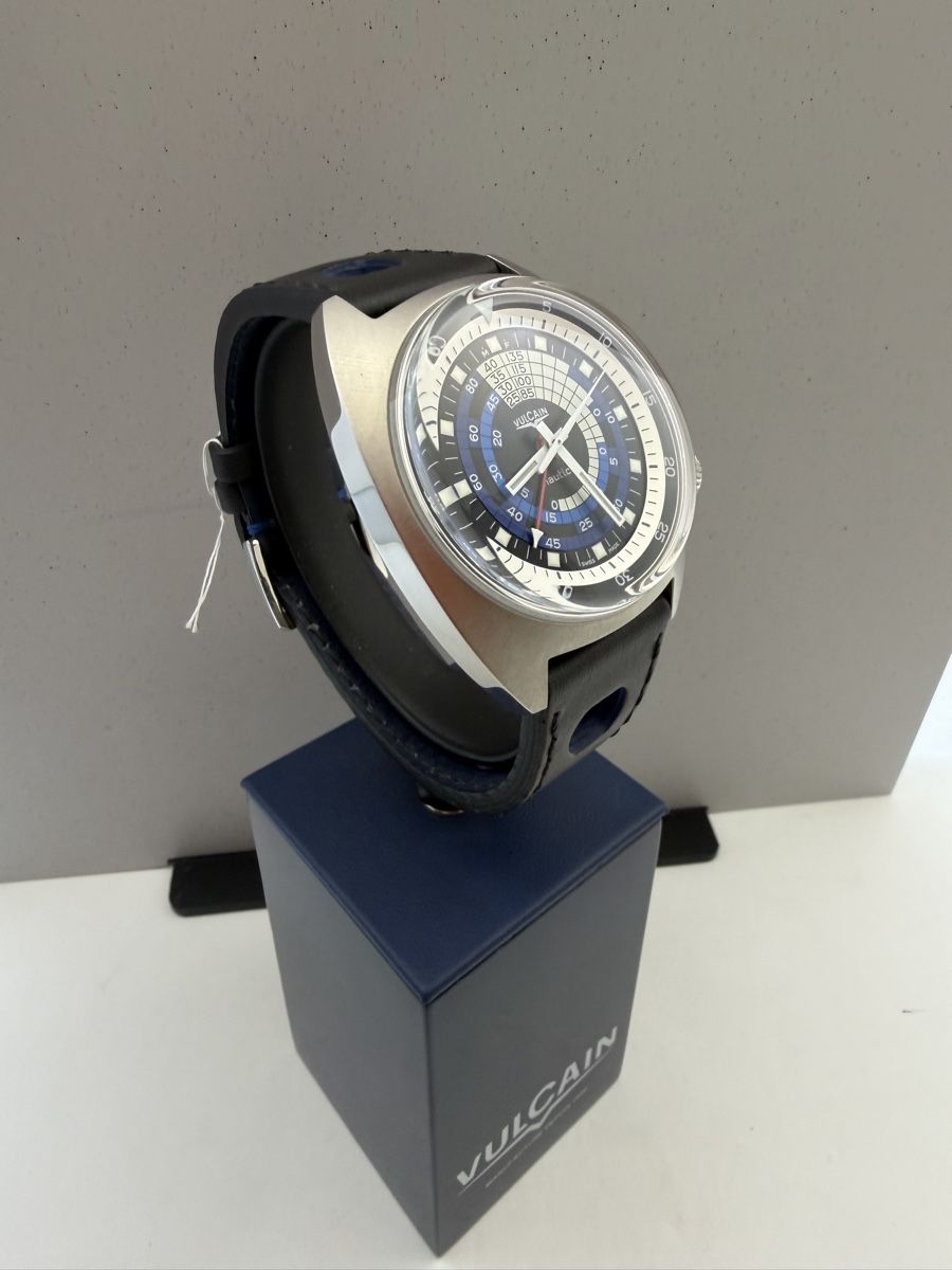 Vulcain Orologi: Vulcain Nautical Cricket Seventies – Nuovo e nell'imballaggio originale da Crans VS venduto da horlogerie-langel 7