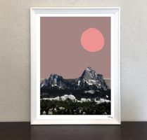 Mythen Berg Schwyz Kunst Modern Art Bild Schweiz  Kunst Alp