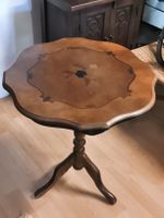 Vintage Intarsien Beistelltisch Salontisch –Italienisch(A80)