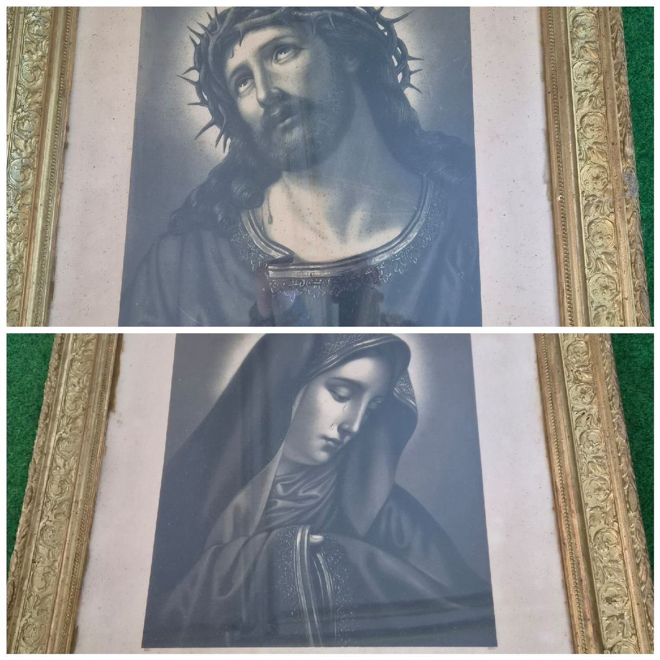 Foto & Immagini: 2 œuvres religieuses sous verre – Usato da Farvagny-le-Grand venduto da CollectibleWatches