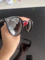 RayBan Schwarz rund