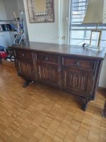Alte Kommode Schrank /Anrichte aus Massivholz, Vintage Look!