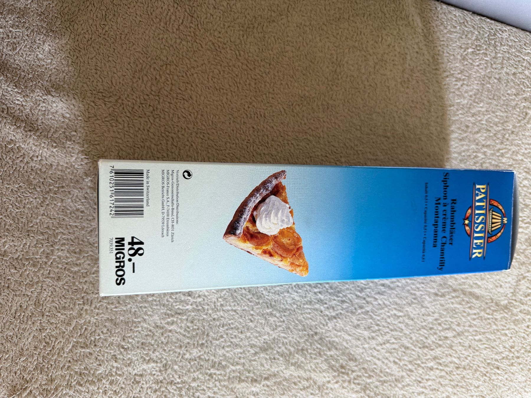Küchengeräte: Rahmbläser Sahnespender – Neu und originalverpackt aus Aarau von KorgPA 1