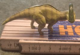 Spielfigur Dinosaurier gelb klein gebraucht