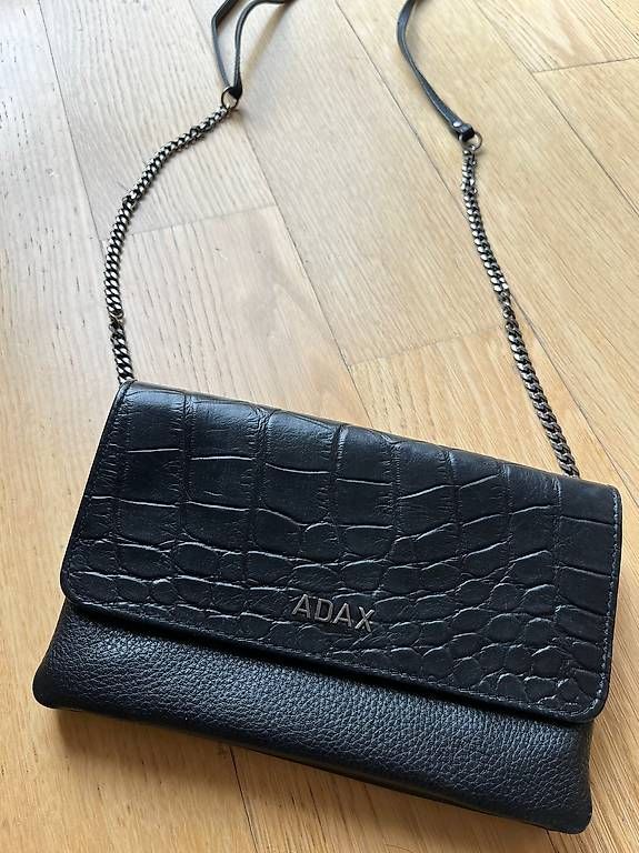 Borse da donna: ADAX Clutch, Leder, schwarz  – Usato da Zürich venduto da Supersampler