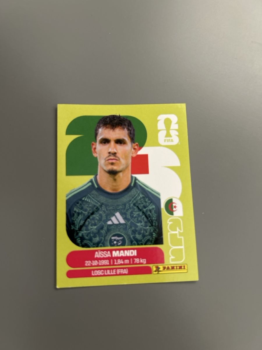 Panini Carte collezionabili: ALG 7 - Aissa Mandi - Panini WM 26 – Nuovo (secondo la descrizione) da Boniswil venduto da sim_7zhp