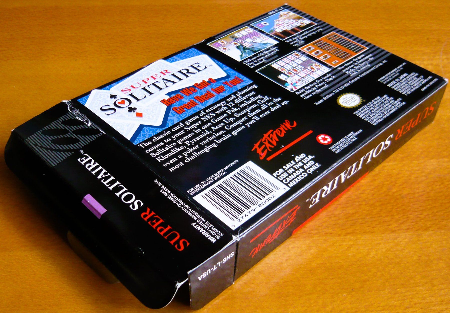 Nintendo Spiele: SNES: Super solitaire – Gebraucht aus Onex von Jaguar1986 3