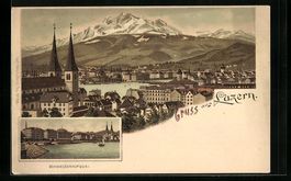 Litho Luzern, Schweizerhofquai, Stadtpan