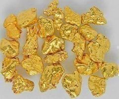 3 GOLD  NUGGETS - FINNLAND - Certificate
