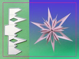 3D Stern - Stanzschablone