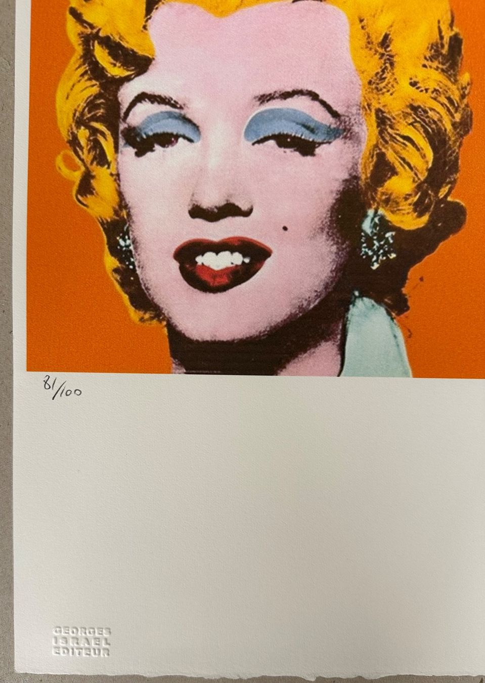 Dipinti: Andy Warhol: Marilyn Monroe, POP Art 81/100 – Nuovo (secondo la descrizione) da Meilen venduto da Smgdesign 1