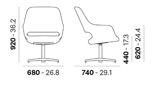 Poltrone: Sessel Babila - Pedrali – Usato da Cham venduto da BeyondDesign 3