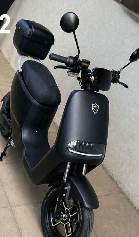 Scooter: Schwarzer Elektroroller mit Topcase - (KM-Stand 2500) – Usato da Basel venduto da kimi.86