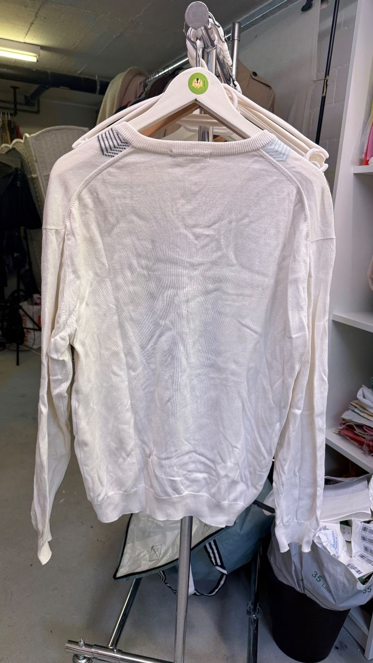 Lacoste Maglioni & Felpe: Lacoste Pullover, Top Zustand, Weiss, Grösse M, Winter – Usato da Widnau venduto da flottifetze 2