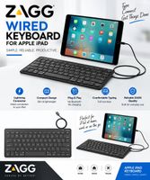 ZAGG Wired Keyboard für iPad NEU – Lightning Anschluss