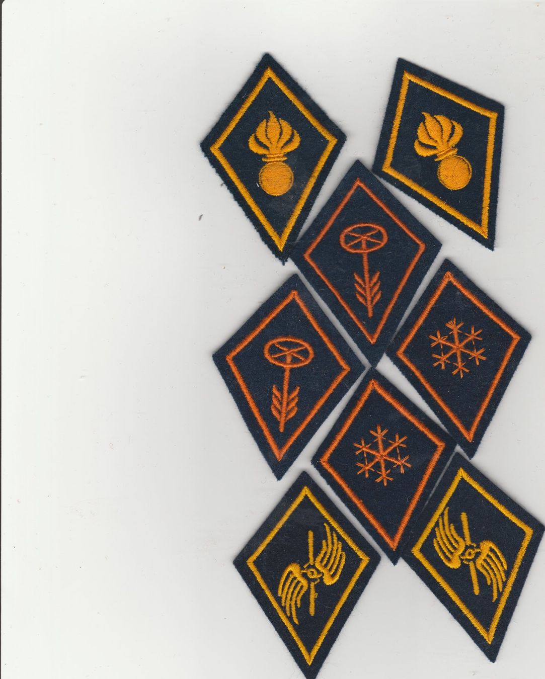 Schweizer Armee Placchette & Badge: 4 Paar Kragenbatten – Nuovo (secondo la descrizione) da Felben-Wellhausen venduto da Badge95