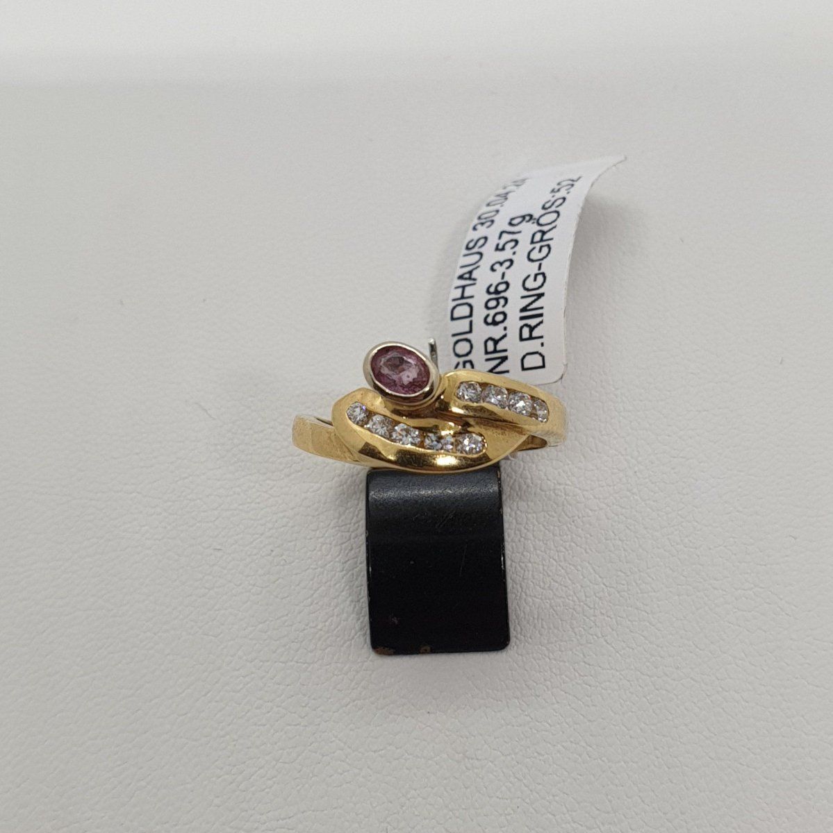 Anelli: Echt 18K Gold - Diamant Ring – Usato da Luzern venduto da Luzern-Goldhaus