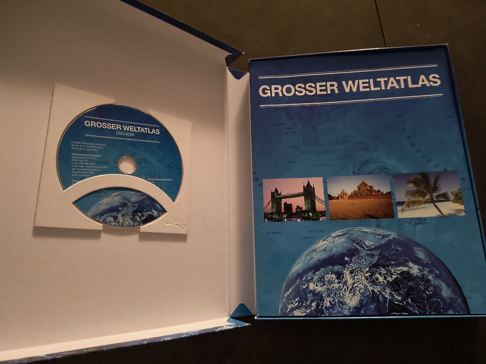 Bücher: Grosser Weltatlas mit DVD-ROM, interaktiv – Gebraucht aus Schöfflisdorf von kin_2dp9 1