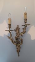 Einzelne 2-flammige antike Wandleuchte (Applike)