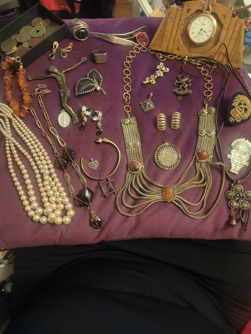 Altri gioielli: lot bijoux divers ancien  – Usato da Pampigny venduto da Nathbn