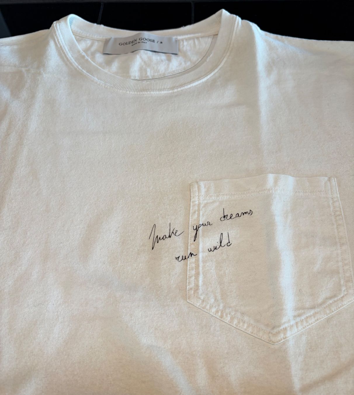 Golden Goose T-shirt: T-Shirt GG – Usato da Nürensdorf venduto da metropolitans 3