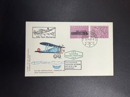 Sonderflugbrief Samedan - Dübendorf 1982