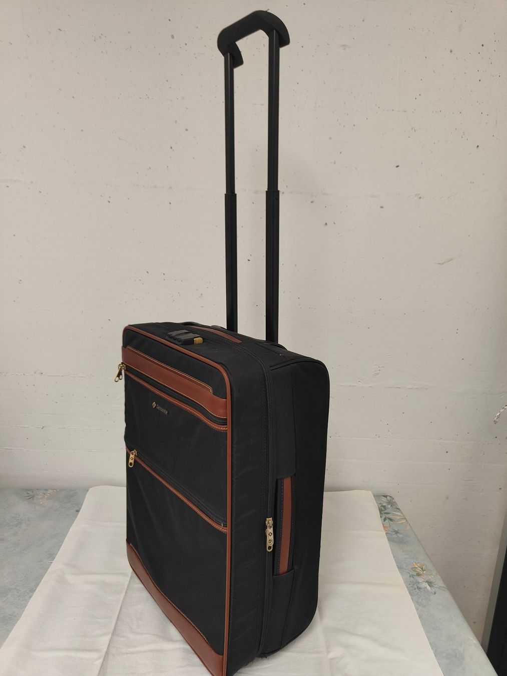 Valigie & Borse: Original Samsonite Rollkoffer Schwarz / Braun Weichschale – Usato da Wetzikon ZH venduto da Matrixx7 4