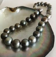 Tahitiperlencollier, rund 12-15mm